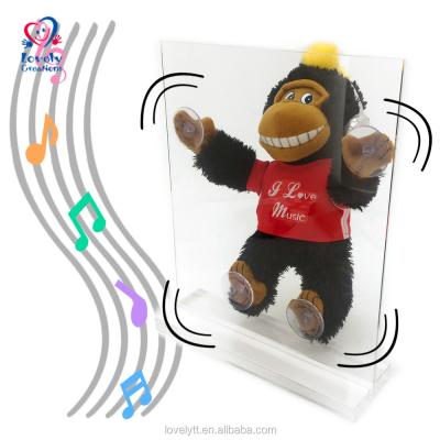 China Plush Singing and Dancing Gorilla with Suckers 12