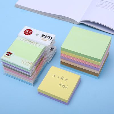 China Logo Sticker Notes Pads Set Custom Multicolor Self Adhesive 100sheets for sale