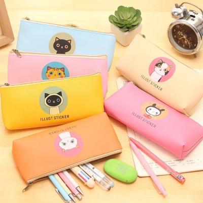 China Simple soft animal Cat Pencil Cae cute for sale