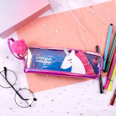 China Unicorn Cute Unicorn School Pencil Bag for Girls for sale