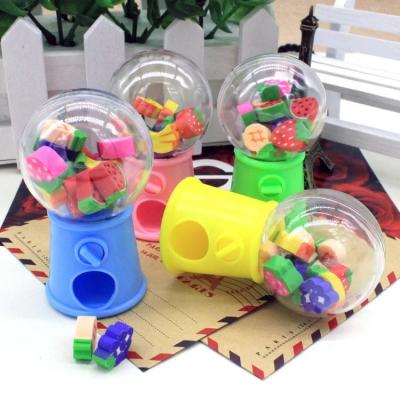 China Cute Eraser Fancy 3D Fruit Promotional Eraser For Kids for sale