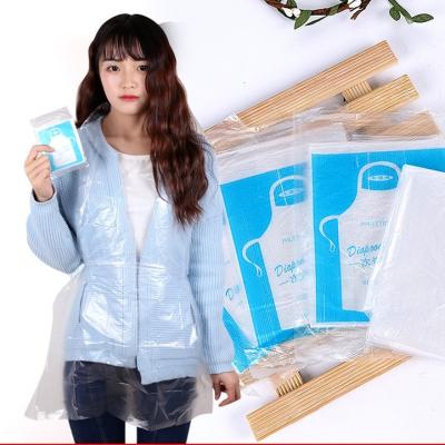 China Painting and Drawing Individual PackageAvailable in Adult and Child Sizes Hairdressers Disposable Apron Plastic Disposable Shirts for Drawing for sale