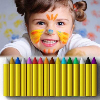 China Face Painting 16 Pack Colorful Face Paint Halloween Makeup Face Paint Stick For Body Paints for sale