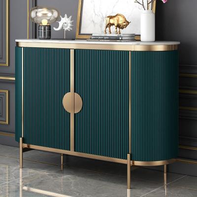 China New Design Modern Living Room Console Table Modern Corner Sideboard Sideboard Table Cabinet Set for sale