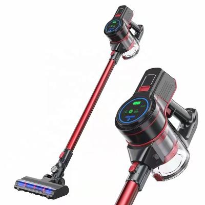 China Eco-Friendly Car Electric Cordless Vacuum Cleaner With Touch Screen Speed ​​Stick Control Vacuum Cleaner Automatically for sale