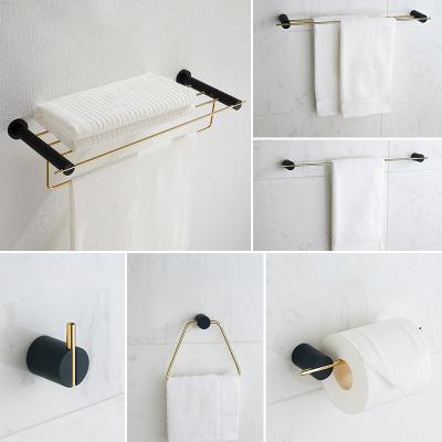 China KEO Luxury Towel Rack Bathroom Accessories Modern Brass Paper Rack Bathroom Accessories for sale