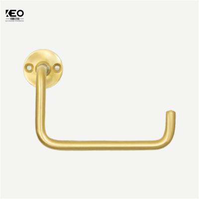 China KEO Nordic Modern Minimalist Modern Antioxidation Towel Hook Holders Brass Toilet Paper Towel Roll Holder for sale