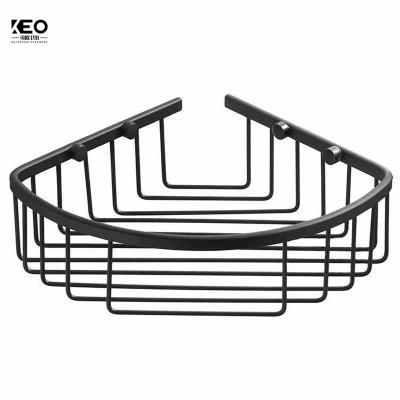 China Wall Mounted Stainless Steel Bathroom Shelf Shelving Modern Cheap Corner Rack Toilet Shelf Storage for sale