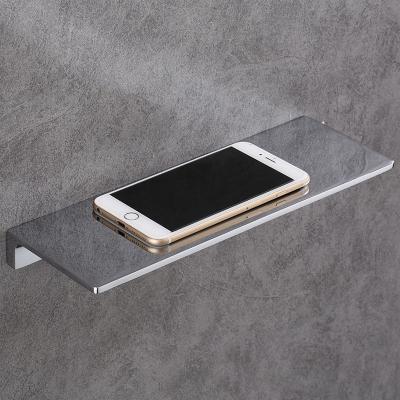 China High Quality Modern KEO Chrome Shelf Hotel Cell Phone Holder Brass Square Paper Racks Bathroom Shelf for sale