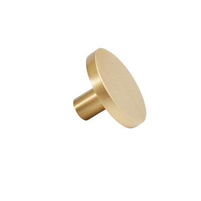 China KEO Modern Home Decor Furniture Modern Solid Brass Cabinet Handle Round Knob for sale