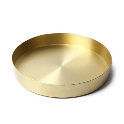 China Modern/luxury light luxury brass hotel serving tray bathroom shelf anti-oxidation for sale