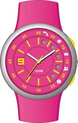 China Relojes análogos rosados de Smart con el CE/FCC del blanco gris de la púrpura de banda del silicio en venta