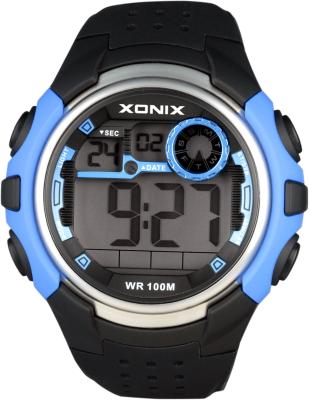 China Blue Digital Watches For Men Silicon Band  Count - Down Timer Shock Proof for sale