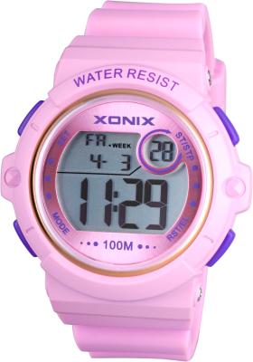 China Pink White Grey Women Digital Watches Count Down Timer Shock Proof for sale