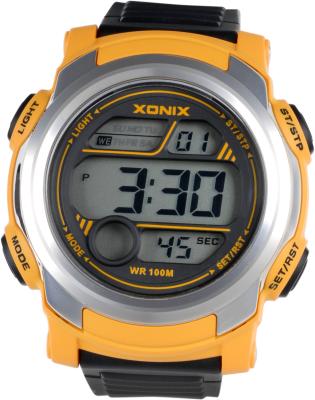 China Stainless Steel LCD Gents Digital Watch With 100M WaterProof for sale