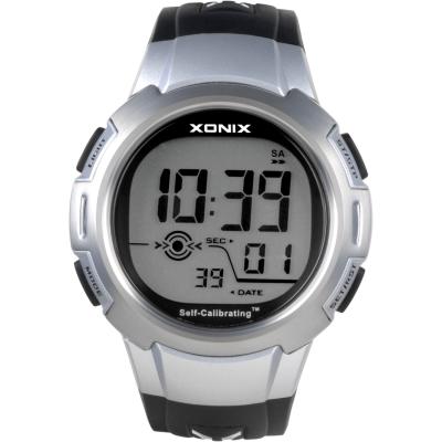 China Gents Sports Plastic Digital Self Calibrating Watches Via Computer for sale