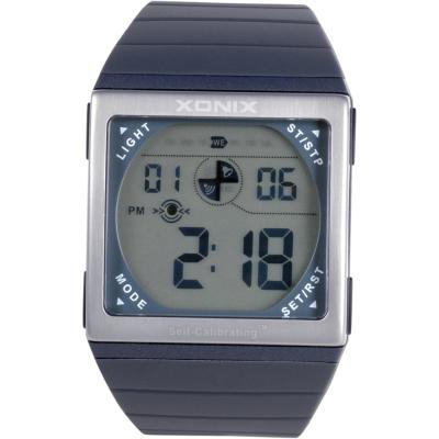 China Square Digital Self Calibrating Watches / Water Resistant Watch For Men for sale