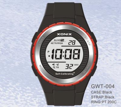 China Self Calibrating Watches / 100M Water Resistant Digital Watches For Men for sale