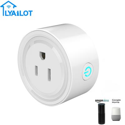 China Easy APP smart voice telephone installation USA plug timing control WIFI Tuya standard remote control smart socket for sale