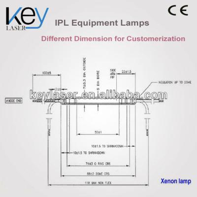 China Hair Removal Xenon Lamp UK IPL SHR Lamp Lamps IPL SHR J for sale