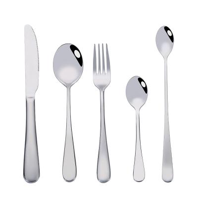 China Viable Luxury Thick Stainless Steel Cutlery Cutlery Ice Cream Spoon Spoon And Dinner Wedding for sale