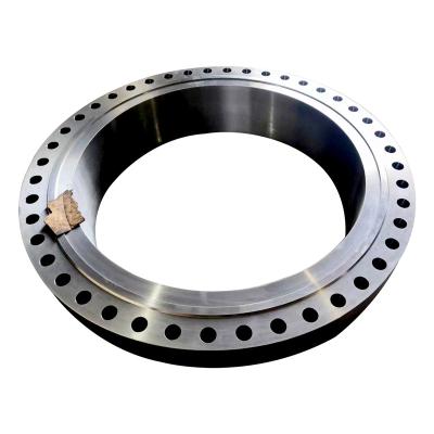 China Grinder Finish Metal Ring Gear Helical Gear Ring Machining Forging For Needle Board for sale