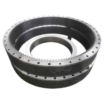 China Swivel Bearing Percission Maker Round Forged Roller Bearing Ring, Alloy Steel Gear Wheel Forging Slewing Ring for sale