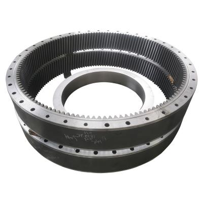 China Swivel Bearing Original Factory Forged Large Manufacturing Double Level Helical Gear Wheel for sale