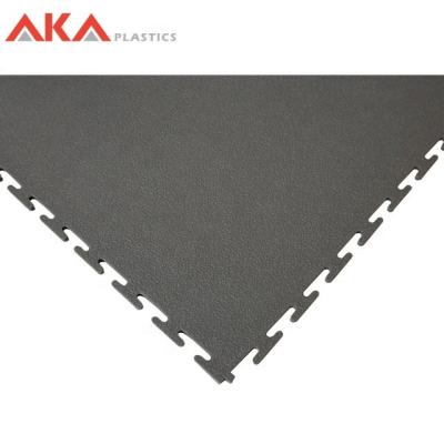 China For commercial 18in. anti-slip leather plastic floor interlocking tiles for sale