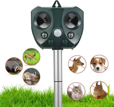 China Garden Viable Outdoor Waterproof 360 Sensor Pet Alert Bird Cat Reflector Solar Power Ultrasonic Pest Reflector for sale