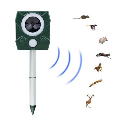 China Viable Solar Animal Reflector, Sound Waterproof, Outdoor, Ultrasonic, LED Flashing Light, Motion for Cat, Dog, Squirrel, Racco for sale