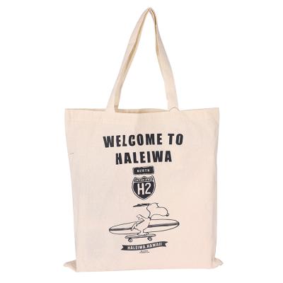 China Hot Selling Eco-Friendly Reusable Reusable Shopping Cotton Tote Bag With Logo Custom Printed Cotton Canvas Bag for sale