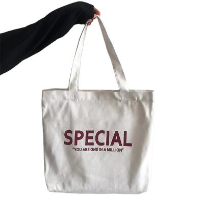 China High Quality Portable Popular Reusable Reusable Hot Selling Shopping Bag Tote Bag Cotton Canvas Cotton Bag Eco-Friendly for sale