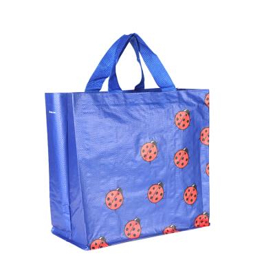 China High Quality Woven Reusable Cloth Eco Large Tote Grocer Factory Supply Good Price PP Woven Bag Shopping Bag Bag Factory for sale