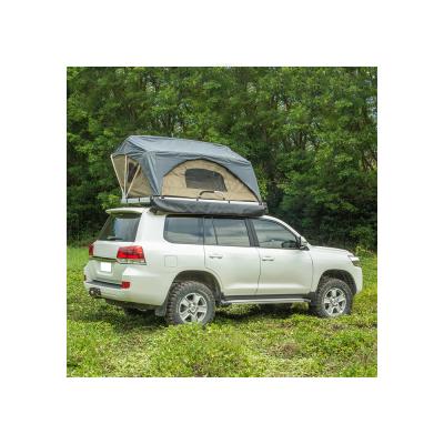 China Extended Type Outdoor Folded Car Roof Top Tent Made By Vietnam (2 Persons) for sale