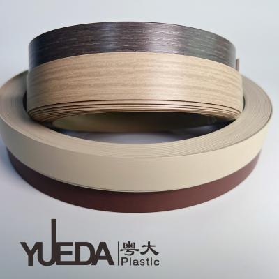 China Moisture Resistance PVC Edgebanding Tape 0.4mm Melamine Board Edge Banding for sale