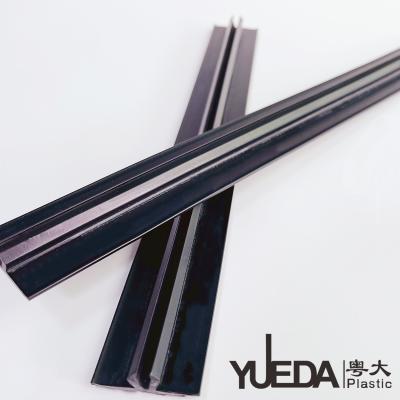 China Wear Resistance PVC Plastic Profiles Anti Collision Strip For Home Decoration for sale