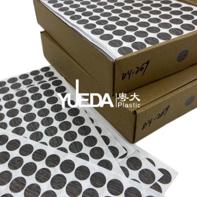 China 15MM Diameter Waterproof PVC Screw Cap Stickers Heat Resistant for sale