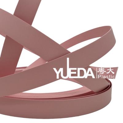 China Warm Romantic Soft Pink Edge Binding Tape PVC/ABS Edge Strips Heat Resistant for sale