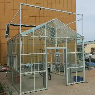 China Mini Indoor Outdoor Plant Glass Fruit Flower Tunnel Grow Green House Small Garden Greenhouses For Winter for sale