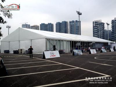 China 400 Person Large Aluminium Glass Outdoor White Event Center Tent for sale