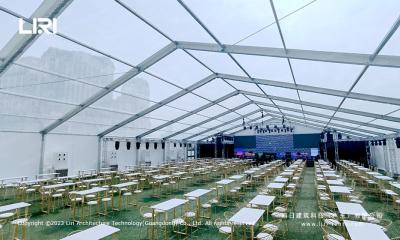 China 500 Seater Large Portable Clear Roof Wedding Party Tent for sale