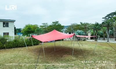 China Waterproof Wedding Party Outdoor Red Fabric Stretch Tents for Events for sale