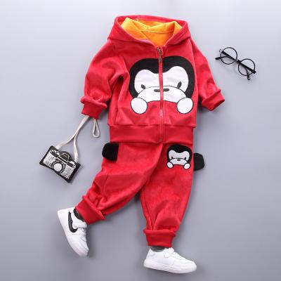 China 2019 Winter Casual Children's Clothing Suits Fashion Korean Style Cartoon Baby Sets for sale