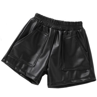 China 2021 winter children's new baby pants fashionable children's clothing waterproof children's pants soft leather pants kids for sale