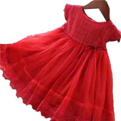 China Breathable 2020 Children Clothing Summer Girls Lace Up Dress Girls Dress Skirts for sale