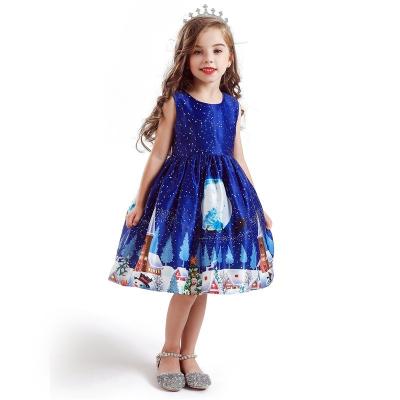 China Breathable Christmas Dress Boutique Clothing Kids Dress Designs Buffalo Girl Dress for sale