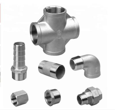 China Pipe Lines Connect Stainless Steel Pipe Coupling Press Fitting Black Steel Pipe Fittings Stainless Steel Threaded Pipe Fittings for sale