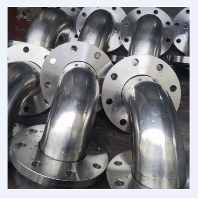 China 304 stainless steel ss304 flange and non-standard elbow and tubing for the production of arbitrary materialsr k for sale