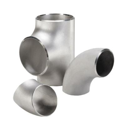 China Stainless Steel Butt Welded Pipe Fittings ss304 ss316 ss321 s22053 904L Round for sale